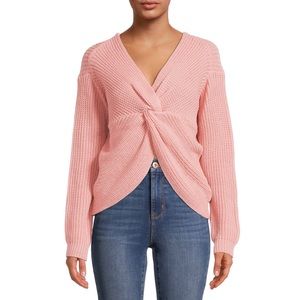 Women’s Twist Lace Up Sweater